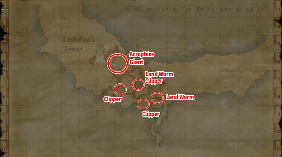 Leveling Map Qfim Island