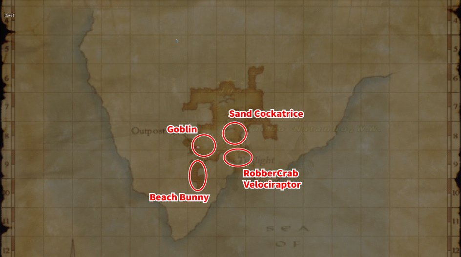 Leveling Map Cape Teriggan
