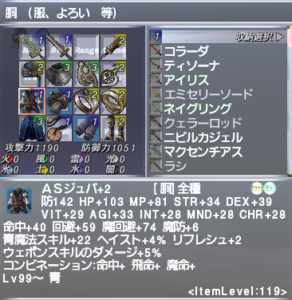 Veteran Bluemage ws Equipment